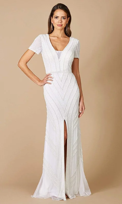 High-Neck Wedding Dresses for Chic Elegance -Lara Dresses 51078