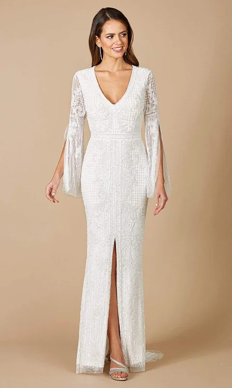 Bridal Gowns with Satin Finish for Sophisticated Look -Lara Dresses 51085