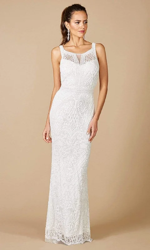 Wedding Dresses with Beaded Bodice for Sparkling Look -Lara Dresses 51086
