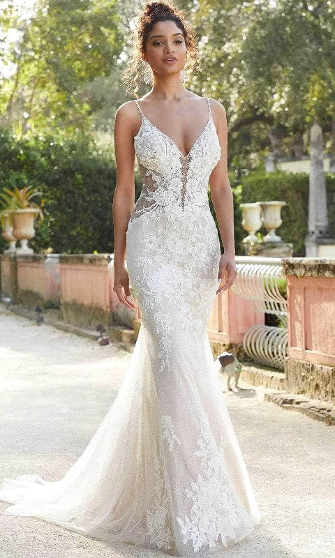 Short Sleeve Wedding Dresses for Romantic Touch -Mori Lee Bridal 2467