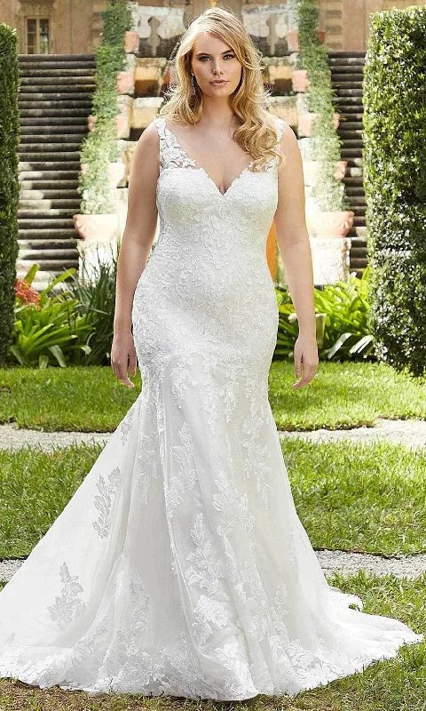 Tulle and Lace Wedding Dresses for Romantic Look -Mori Lee Bridal 3367