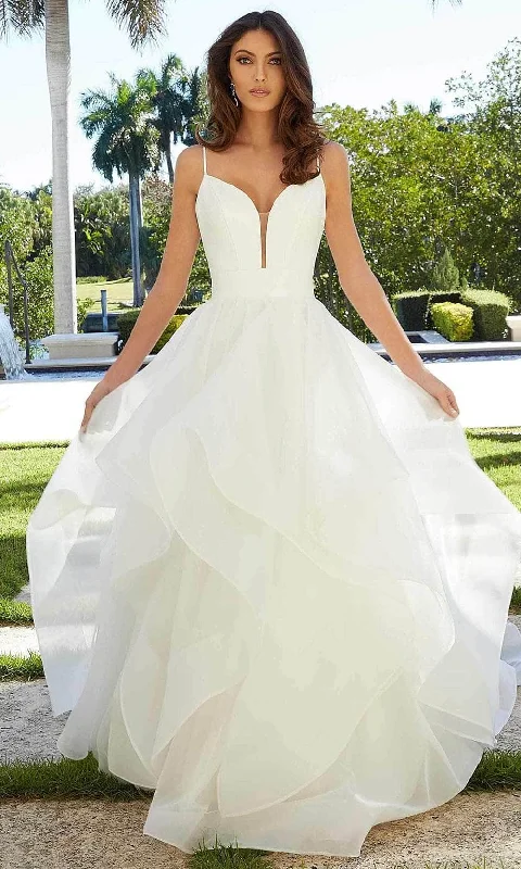 Tiered Tulle Wedding Dresses for Dreamy Effect -Mori Lee Bridal 5977