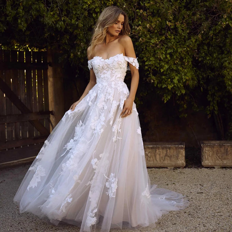 Flowy Wedding Dresses for Bohemian Style -wedding dress wedding party Dresses Robe De Soiree longue
