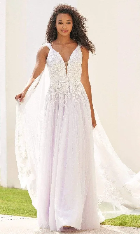 Bridal Gowns with A-Line Skirt for Timeless Elegance -Sherri Hill 54859