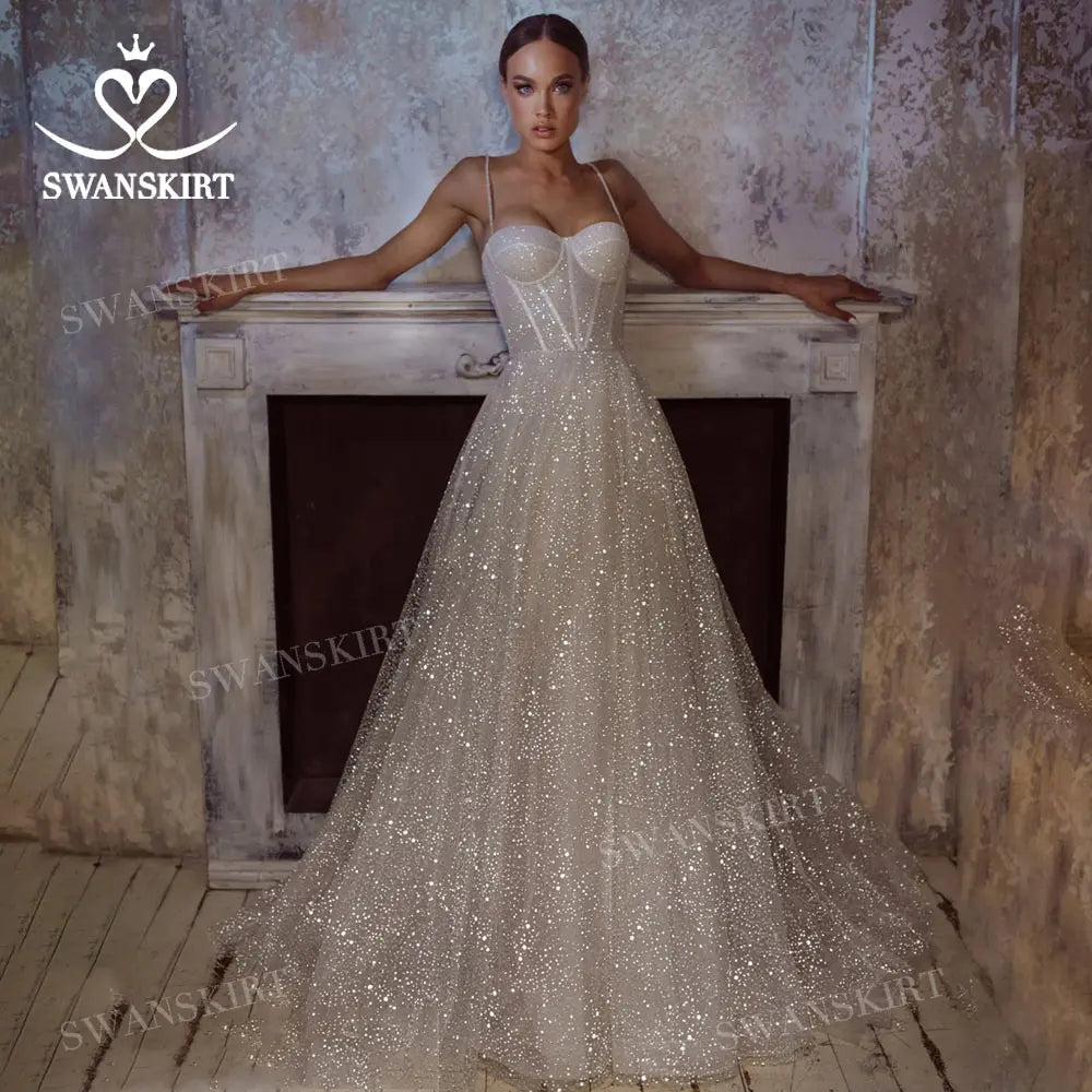 Wedding Dresses with Crystal Accents for a Touch of Luxury -Wedding Dress Crystal Belt With Pockets Vestido De Novia Princess Wedding Dresses with Crystal Accents for a Touch of Luxury -Wedding Dress Crystal Belt With Pockets Vestido De Novia Princess