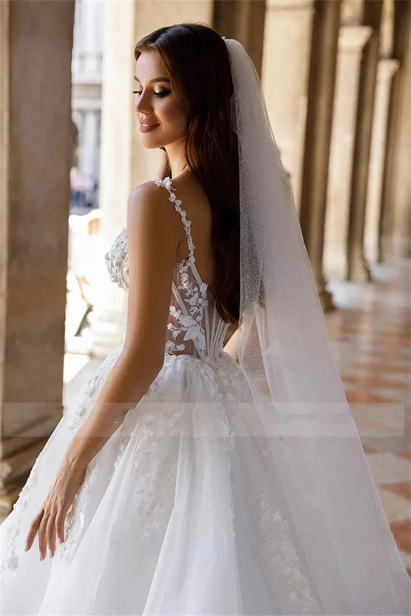 Wedding Dresses with Sleeves for Modest Look -Off Shoulder Sleeveless Fluffy Princess Style Mopping Wedding Dresses Wedding Dresses with Sleeves for Modest Look -Off Shoulder Sleeveless Fluffy Princess Style Mopping Wedding Dresses