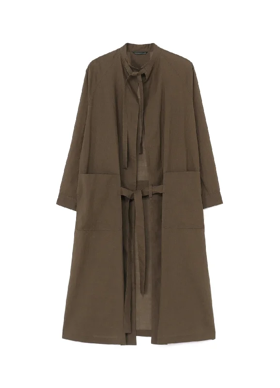 Women's Trench Coat for Fall Fashion-RAMIE OIL LAWN SURGICAL GOWN