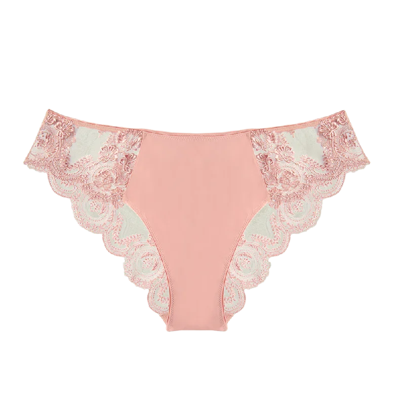 Floral Print Bridesmaid Dresses for Fun Look -Full Brief in Rose