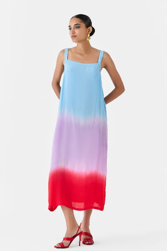 Elegant Red Slip Dress -Women's Casual Black Slip Dress -Spinel Slip Dress